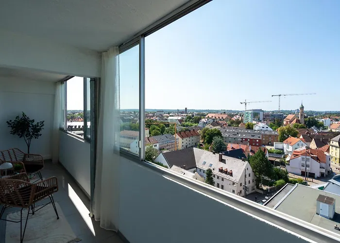 Casa Sunset - Unvergessliche Aussicht - 1min Zu Tram&bus Apartment Augsburg